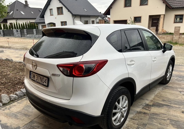 Mazda CX-5 cena 57687 przebieg: 188900, rok produkcji 2014 z Wrocław małe 37